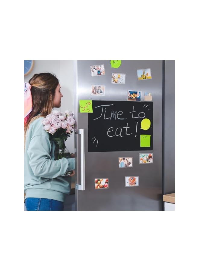 The Bros 20-Pack Clear Acrylic Magnetic Photo Frames for Refrigerator - Mini Picture Frame Magnets for Small Photos, Translucent Fridge Magnets, 3x2 Inch/7.6x5.8cm Blank Inserts - Image 2