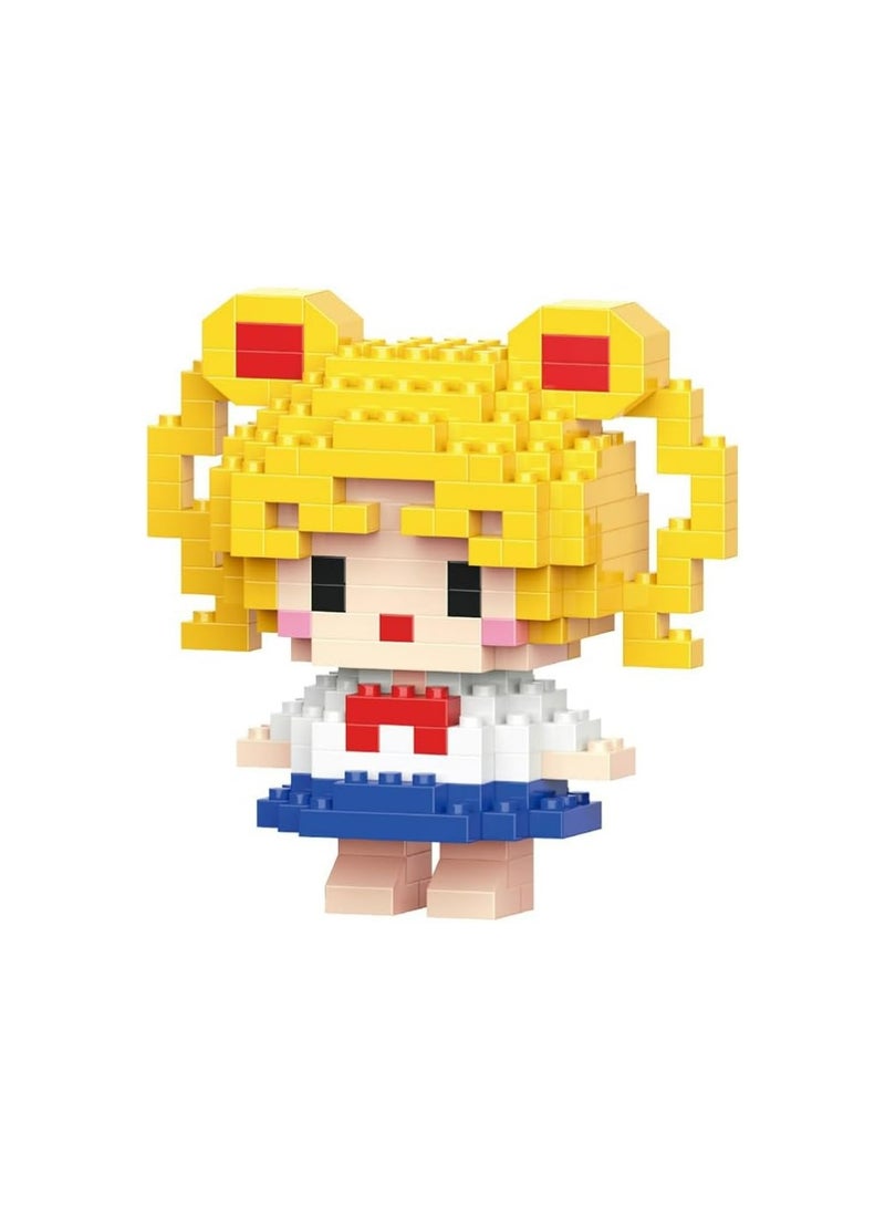 Bricks Micro Mini Building Blocks Anime Character Set (500+ Pieces), Ages +14, Toys Gifts for Kids and Adults (3 Pack) - Image 4