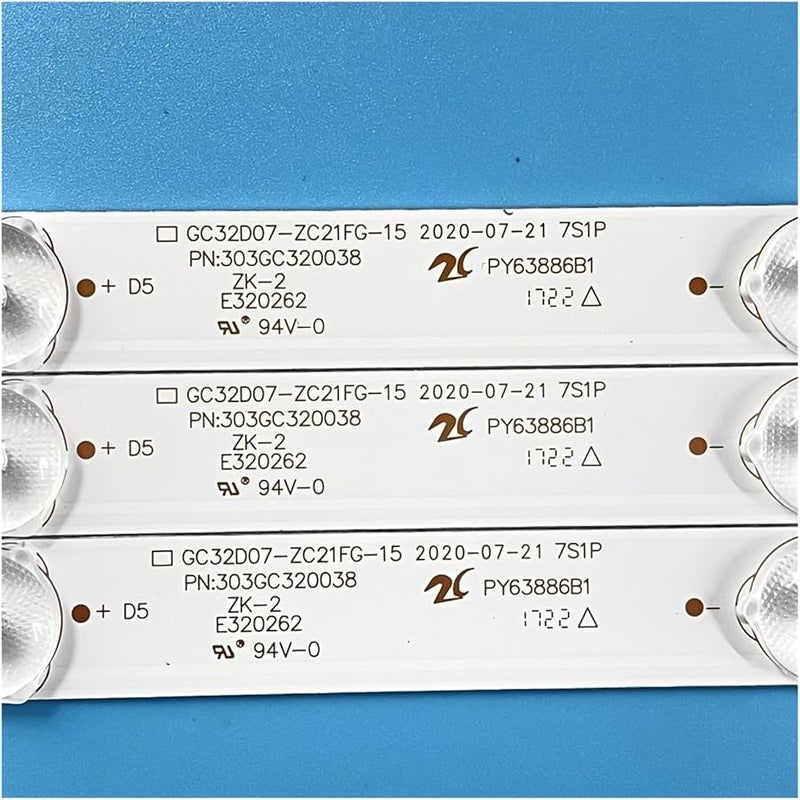 3 قطع شريط إضاءة خلفية لشاشات LED التلفزيون لطرازات سامسونج وإل جي وفيليبس وشارب وBOE مقاس 32 بوصة - Image 5