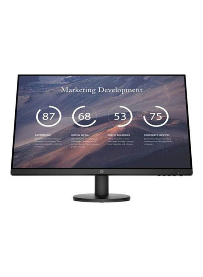 HP شاشة P24V G4 LED مقاس 23.8 بوصة بدقة كاملة الوضوح وتقنية IPS طراز 9TT78AS أسود - Image 1