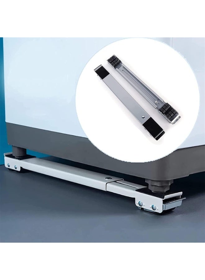 Adjustable Washing Machine Stand with Wheels – Heavy Duty Base for Washers & Refrigerators - Image 2