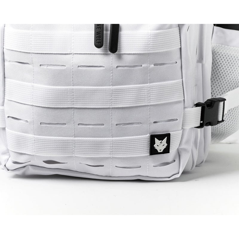 Lone Wolf Fitness Gen 3 Sports Backpack 35L White - Image 4