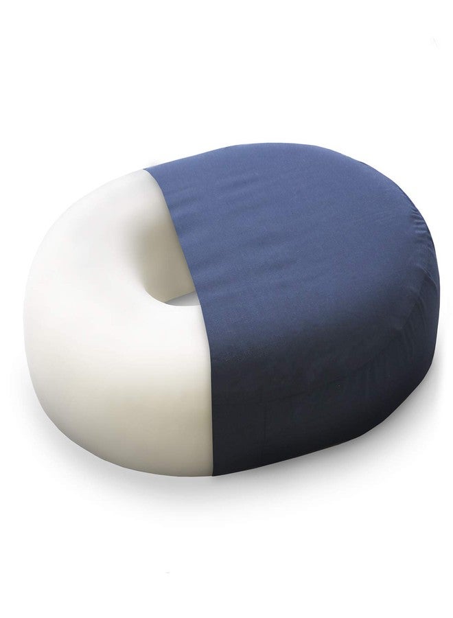 DMI Seat Cushion Donut Pillow and Chair Pillow for Tailbone Pain Relief, Hemorrhoids, Prostate, Pregnancy, Post Natal, Pressure Relief and Surgery, 16 x 13 x 3, Navy - Image 4