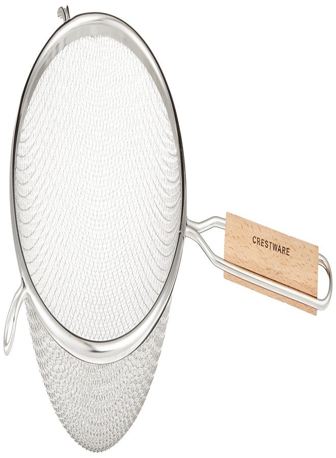Crestware 8-Inch Medium Double Mesh Strainer - Image 2