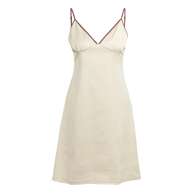 adidas Originals Fashion Monogram Satin Long Dress