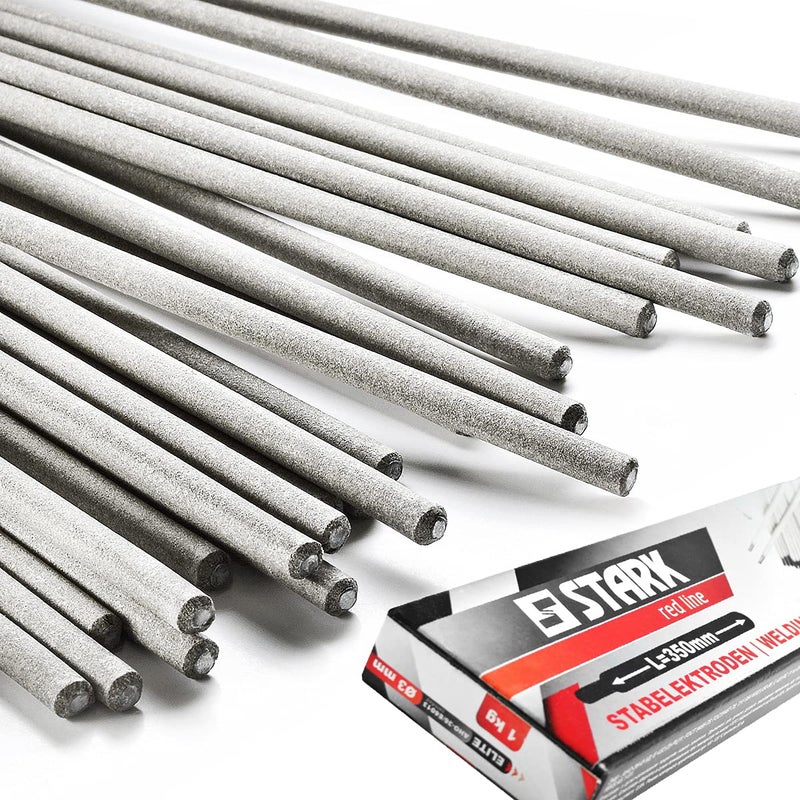 STARK Rutile Allround Welding Electrode 3 mm x 350 mm, Universal Rod Electrode for Welding (1 kg / Approx. 35 Pieces) Welding Electrode for Welding Machine - Image 1