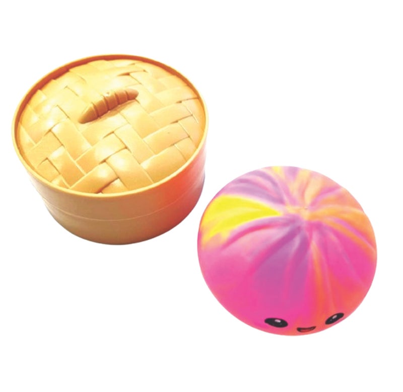 DUMPLINGS 9Cm Stress Sensory Squeeze Dough Tie-Dye Baozi - Image 5
