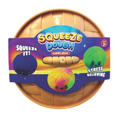 DUMPLINGS 9Cm Stress Sensory Squeeze Dough Tie-Dye Baozi