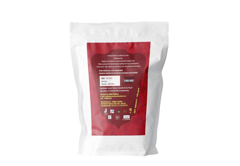 KHADI HERBALS ORGANIC HIBISCUS POWDER - Image 2
