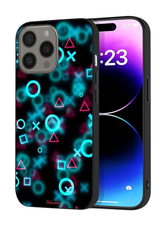 Tolwak Apple iPhone 15 Pro Max Protective Case Cover Squid Game Icons Small - Image 1