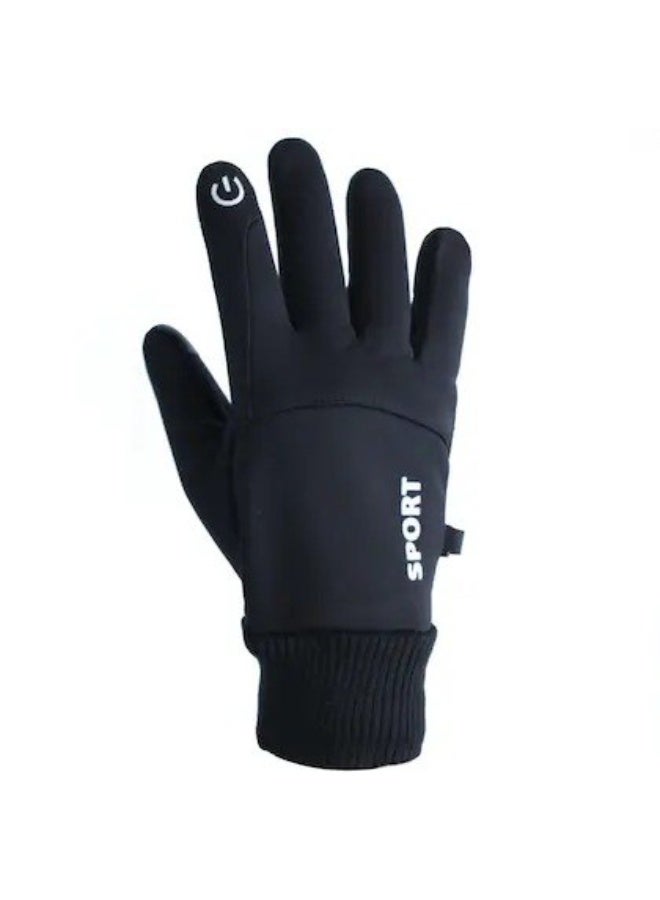 SPORT Motorcycle gloves, one pair of full-finger cycling gloves, warm touchscreen gloves for men and women, full-finger dirt mountain bike training gloves for riding and shooting - Image 1