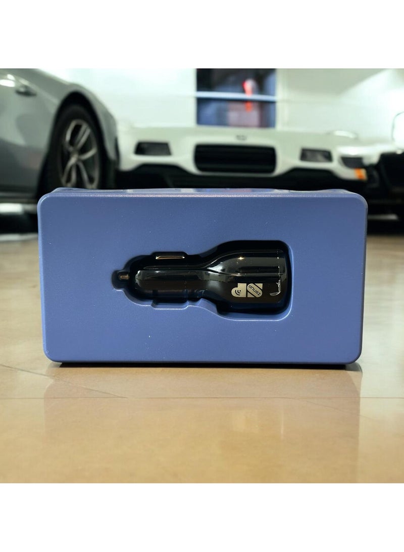 أس بي شاحن سيارة ذكي سريع QC3.0 PD20W+QC18W مع ​​منفذين متوافقين - Image 4