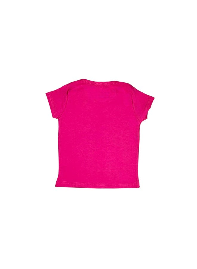 بيبي كو تي شيرت بناتي بينك يوني كورن - Image 2