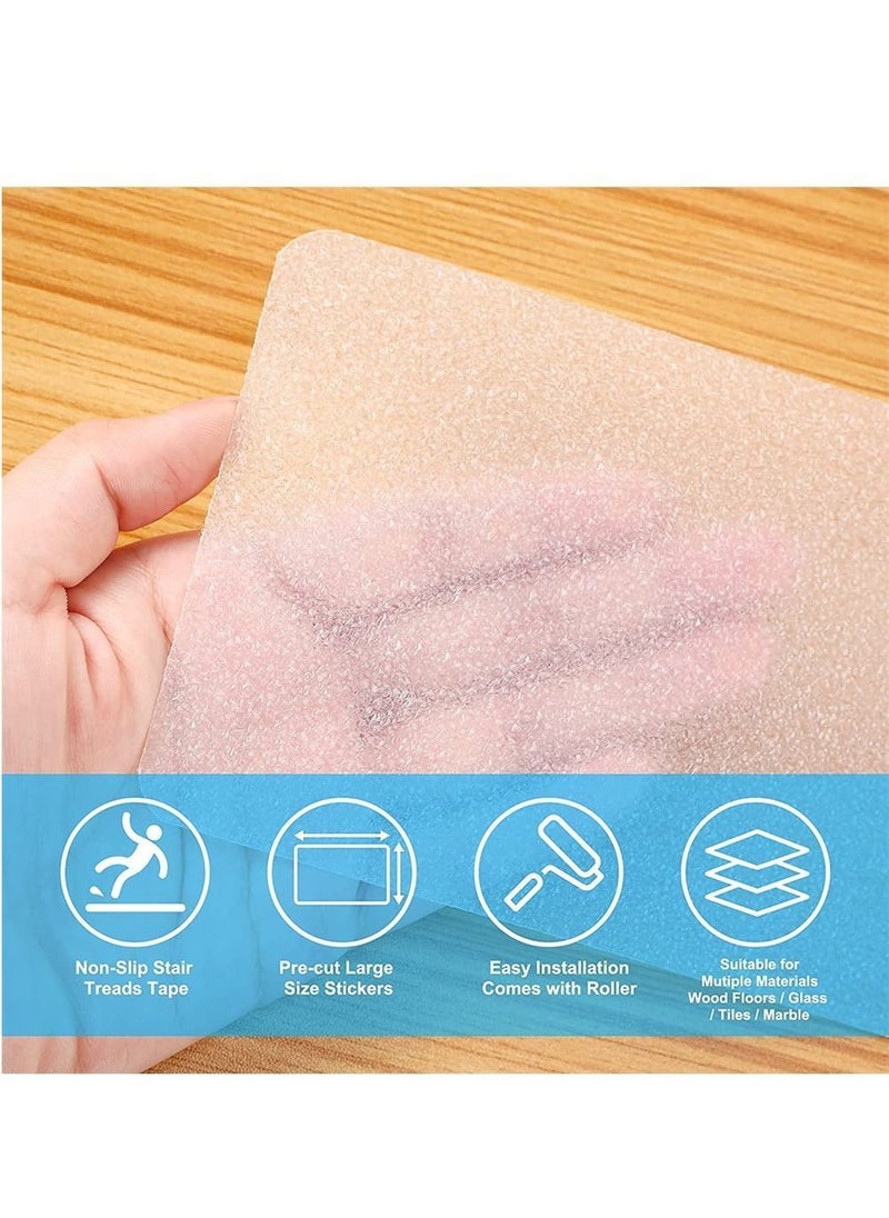 Y&D 15 Pieces Non Slip Stair Treads Tape Anti Indoor Waterproof Staircase Step Strips  - Image 2