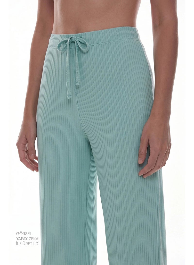 Penti Women Mama Stay Calm Short Sleeve Trousers Mint/Green Set - Image 4