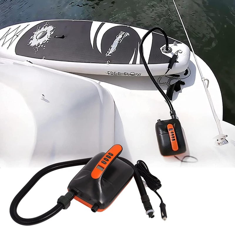 woobles 20PSI Electric SUP Electric Air Pump, 12V High Pressure SUP Air Pump with Dual Stage Inflation & Deflation for Inflatable Stand Up Paddle Boards, Boats,Kayak - Image 4