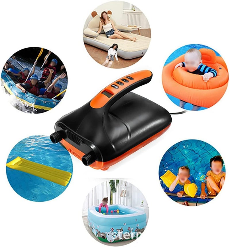 woobles 20PSI Electric SUP Electric Air Pump, 12V High Pressure SUP Air Pump with Dual Stage Inflation & Deflation for Inflatable Stand Up Paddle Boards, Boats,Kayak - Image 5