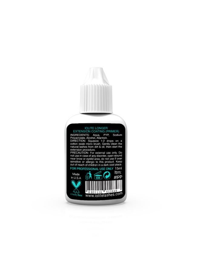 IOLITE برايمر رموش UV 15 مل تركيبة صالون لتغطية تمديد الرموش UV Ippuv - Image 2