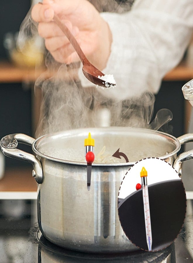 ROLLMOSS Candy Thermometer Sugar Thermometer with Pot Clip 8 Inches Syrup Thermometer with Hanging Clip Kitchen Accessories for Baking, Cooking, Making Jam, Jelly, Candle - Image 5