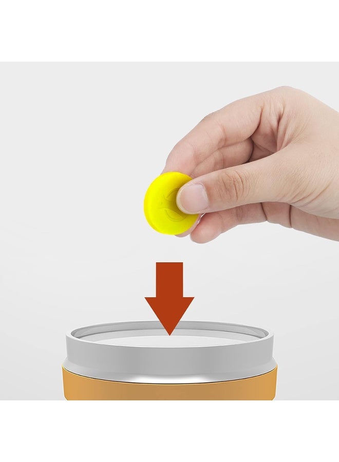 Leelosp 12 Pieces Diaper Pail Deodorizers Baby Diaper Deodorizing Disc Diaper Bucket Air Freshener Keep Diaper Pails Smelling Fresh, Yellow - Image 3