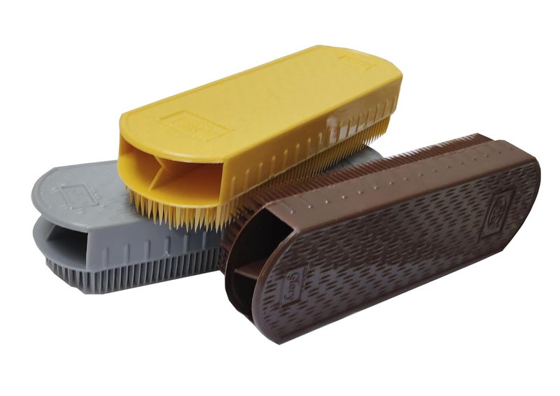 Kitchwish Cloth Cleaning Washing Laundry Brush Plastic Wet Dry Brush Brush Strip PVC MR Boss Glory Cloth Brush 6 inch - Image 1
