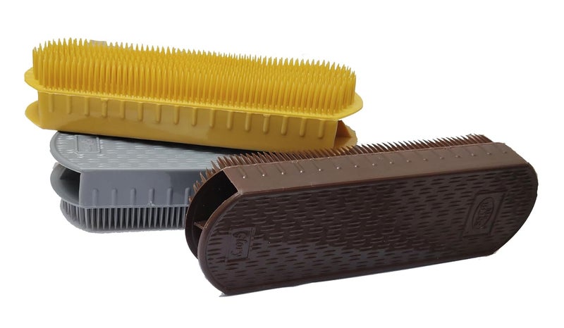 Kitchwish Cloth Cleaning Washing Laundry Brush Plastic Wet Dry Brush Brush Strip PVC MR Boss Glory Cloth Brush 6 inch - Image 2