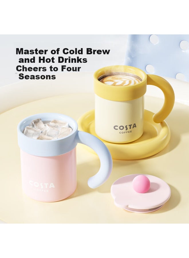 Costa Desktop Handheld Insulated Cup For Men And Women, Stylish Stainless Steel Coffee Water Mug, Gift For Girlfriend Or Wife - Image 4