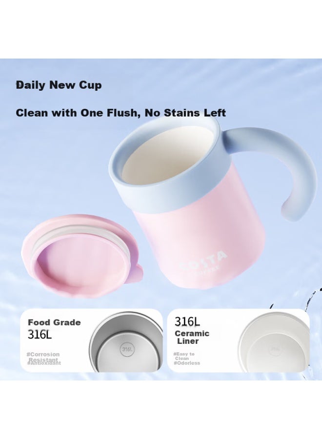 Costa Desktop Handheld Insulated Cup For Men And Women, Stylish Stainless Steel Coffee Water Mug, Gift For Girlfriend Or Wife - Image 3