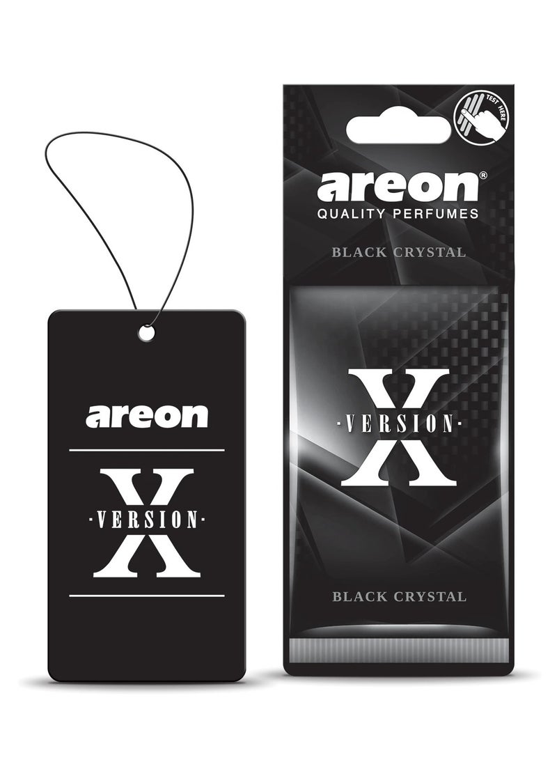 Areon X Version Black Crystal Car Air Freshener - Image 1