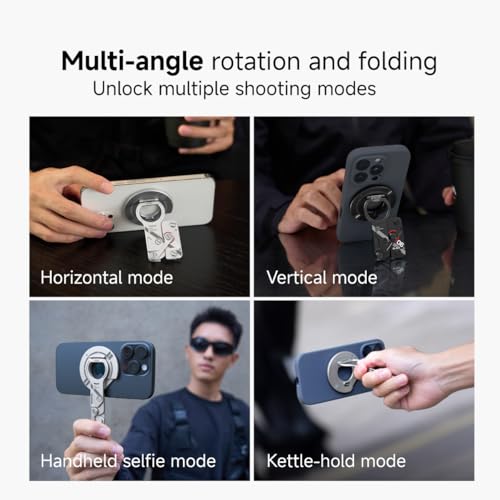 VSGO Multi-Functional Phone Stand — Unlock Endless Shooting Modes (Silver) - Image 4