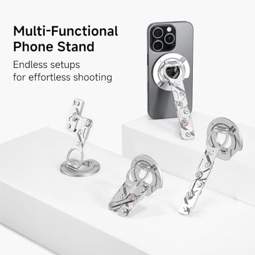 VSGO Multi-Functional Phone Stand — Unlock Endless Shooting Modes (Silver) - Image 3