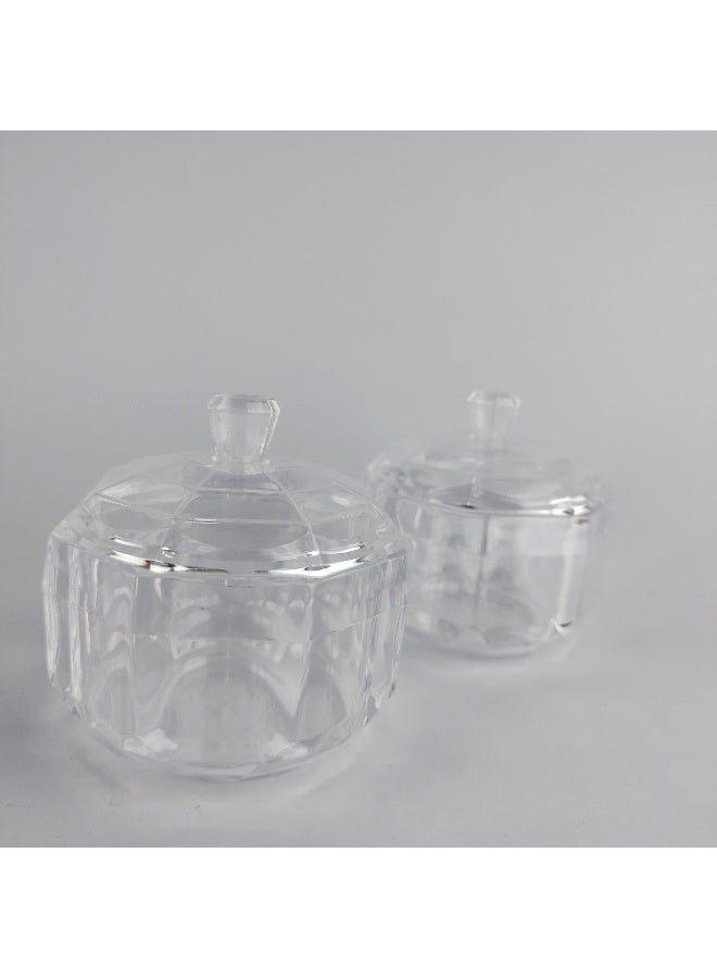 2-Piece Set – Acrylic Candy Jars with Lids - Image 5