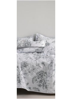 Red Rose A king-sized summer microfiber double bed sheet that adds beauty and elegance to your room, measuring 230*250cm.  - Image 3