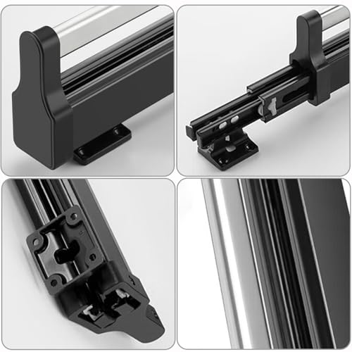 MAFAGE Valet Rod for Closet Pull Out, Adjustable Heavy Duty Steel Clothes Storage Hanger Rack Bar for Pants Coats (447mm/17.6inch) - Image 4