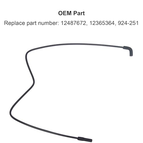 koxuyim خرطوم غسيل الزجاج الأمامي لسيارات GMC شيفروليه كاديلاك 99-07 يناسب بعض موديلات GM سيلفرادو سييرا تاهو يوكون 00-06 OEM جديد 12487672 924-251 - Image 2