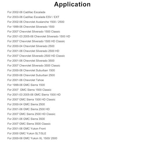 koxuyim خرطوم غسيل الزجاج الأمامي لسيارات GMC شيفروليه كاديلاك 99-07 يناسب بعض موديلات GM سيلفرادو سييرا تاهو يوكون 00-06 OEM جديد 12487672 924-251 - Image 4