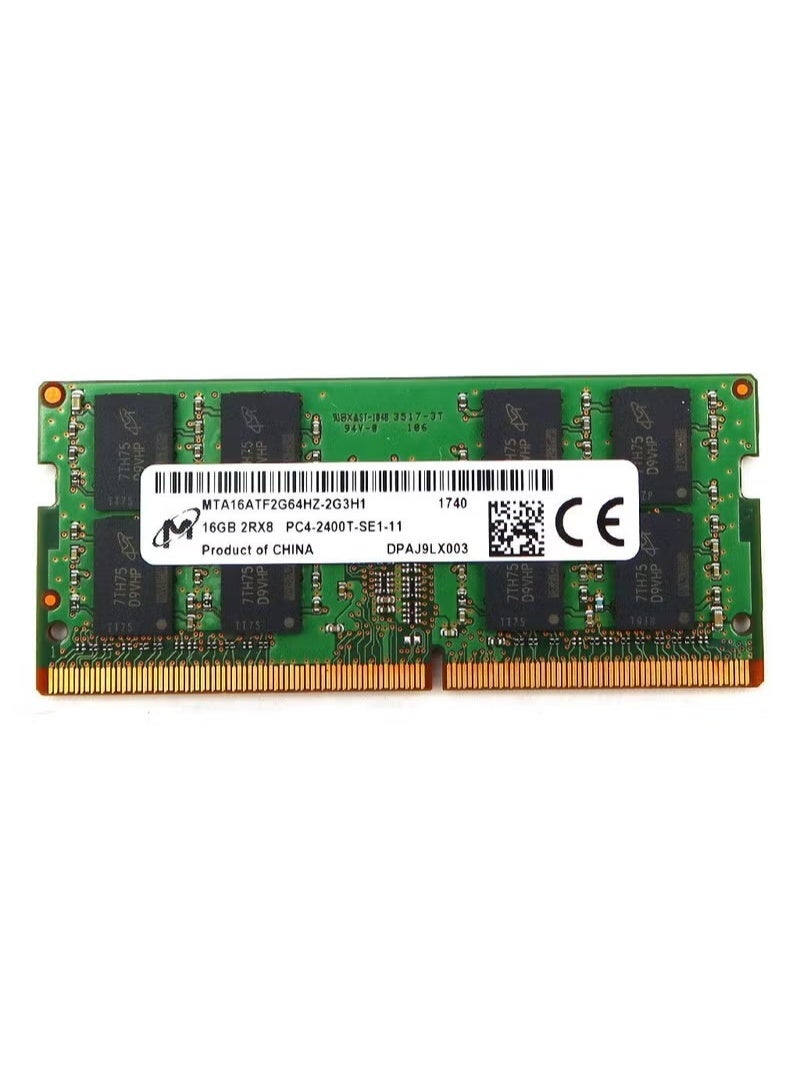 مايكرون ذاكرة RAM DDR4 SO-DIMM سعة 16 جيجابايت بسرعة 2400 ميجاهرتز PC4-19200 2Rx8 و260 دبوس Non-ECC CL17 بجهد 1.2 فولت لأجهزة الكمبيوتر المحمولة - Image 3