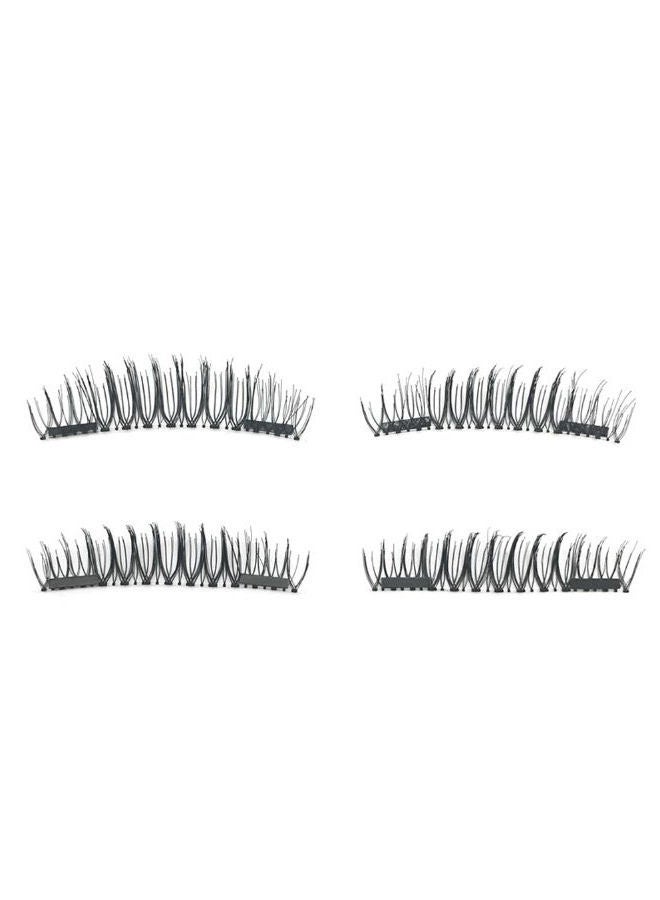 نيبمينينت زوج رموش مستعارة مغناطيسية من قطعتين أسود - Image 1