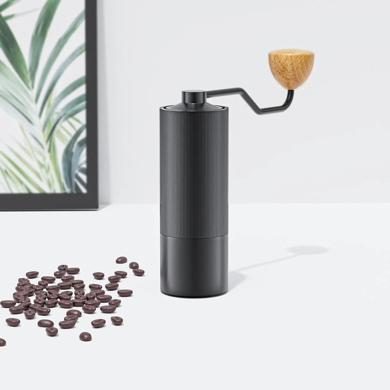 AAshonee Manual Coffee Grinder, Manual Coffee Bean Grinder Coffee Bean Burr Grinder Small Coffee Grinder Household Kitchen Grinder for Home Office and Travelling - Image 2