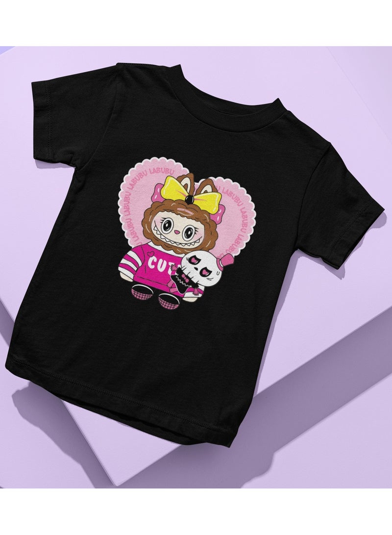 ZOOM Labubu Character Kids Graphic T-Shirt