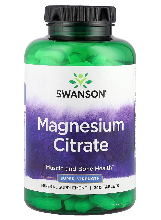 SWANSON Magnesium Citrate 240 Tablets