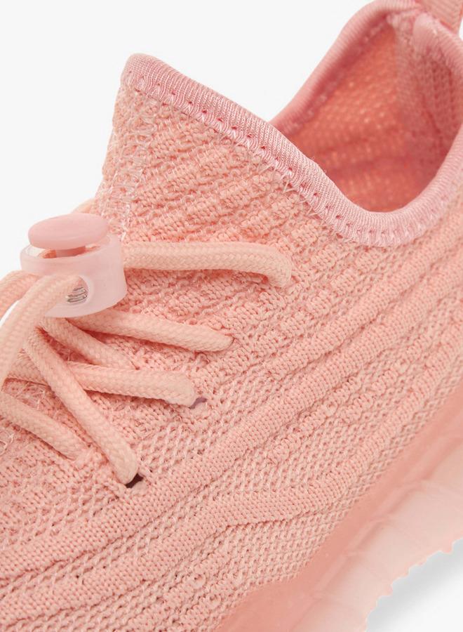 Oaklan by Shoexpress Girls Monotone Sports Shoes with Lace-Up Closure - Image 4