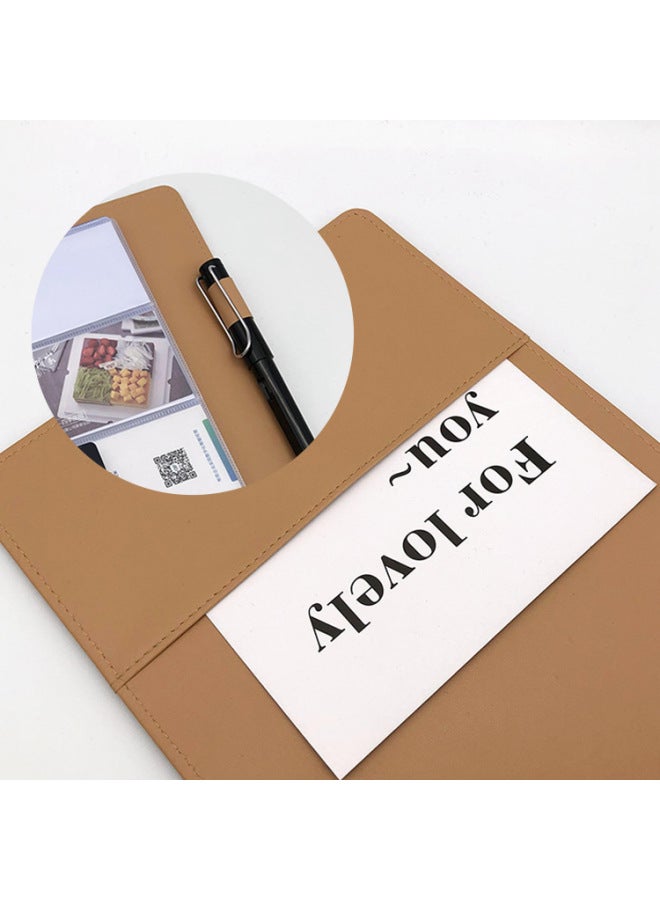 Loose-leaf Business Card Book Business Card Bag Card Book Business Card Holder Large Capacity Membership Card Collection Book Fixed Printing Logo System - Image 3