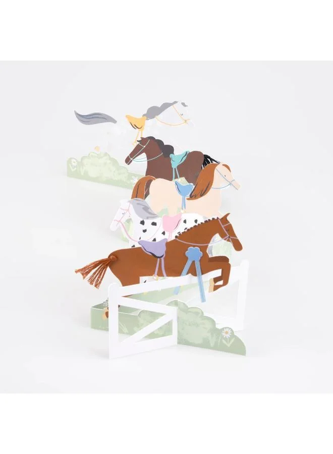 Meri Meri Concertina Horse Card