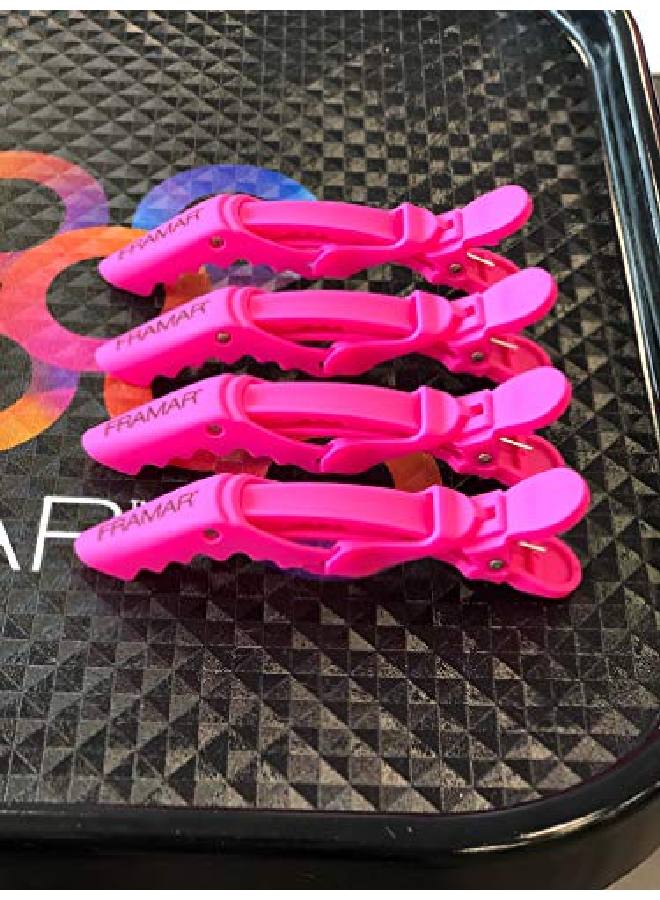 framar Gator Grips Pink Hair Clips For Styling Hair Clips For Women Alligator Clips For Hair / Crocodile Clips For Hair Styling Sectioning Clips For Hair - Image 3