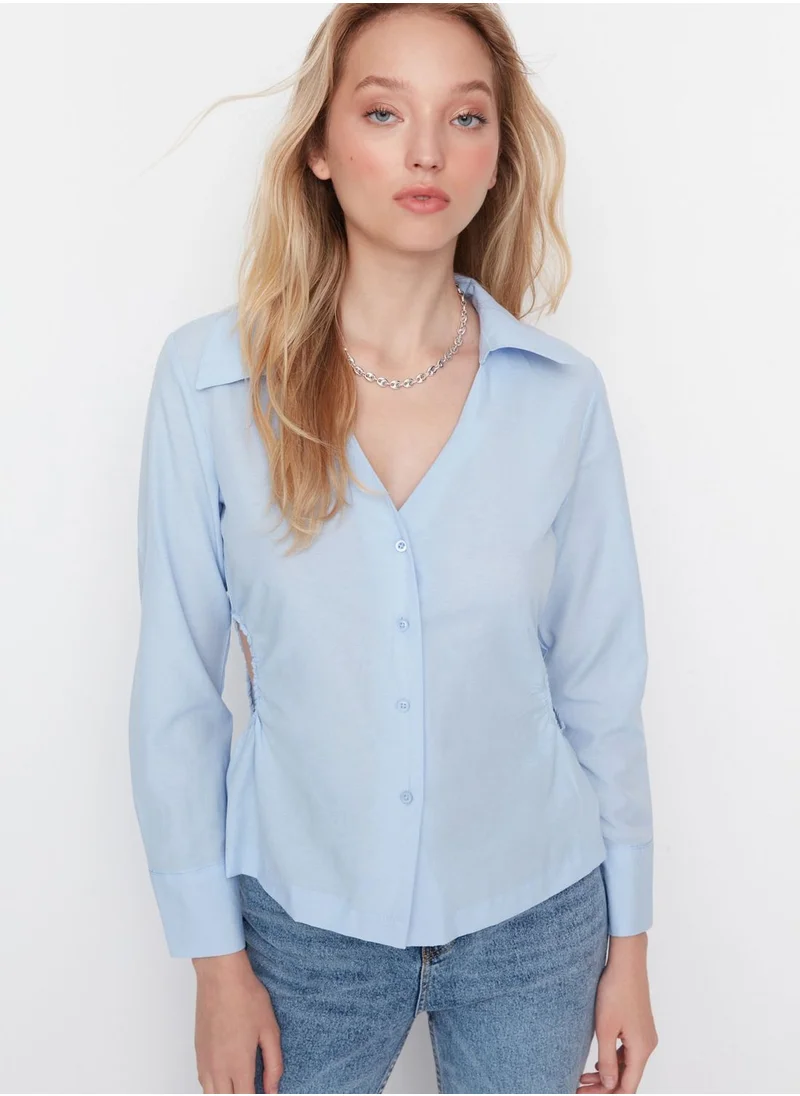 trendyol Cut Out Detail Shirt