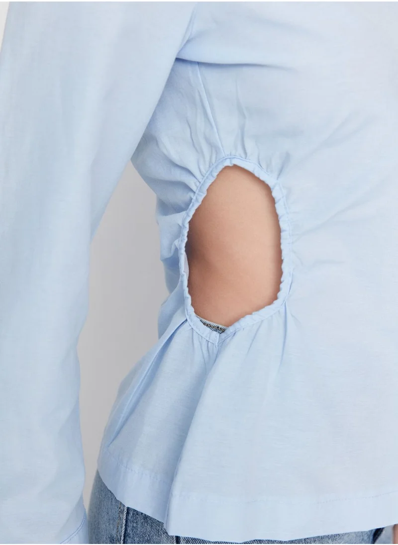 trendyol Cut Out Detail Shirt