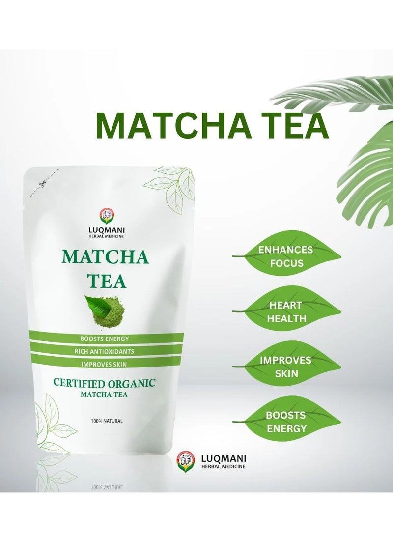 Luqmani Herbs Pure Matcha - Green Tea Powder 100grams Hand Picked and stone Grinded - Image 2
