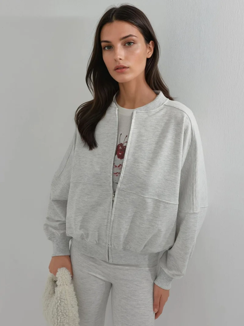 Busem BUSEM Relaxed Fit Full-Zip Sweatshirt