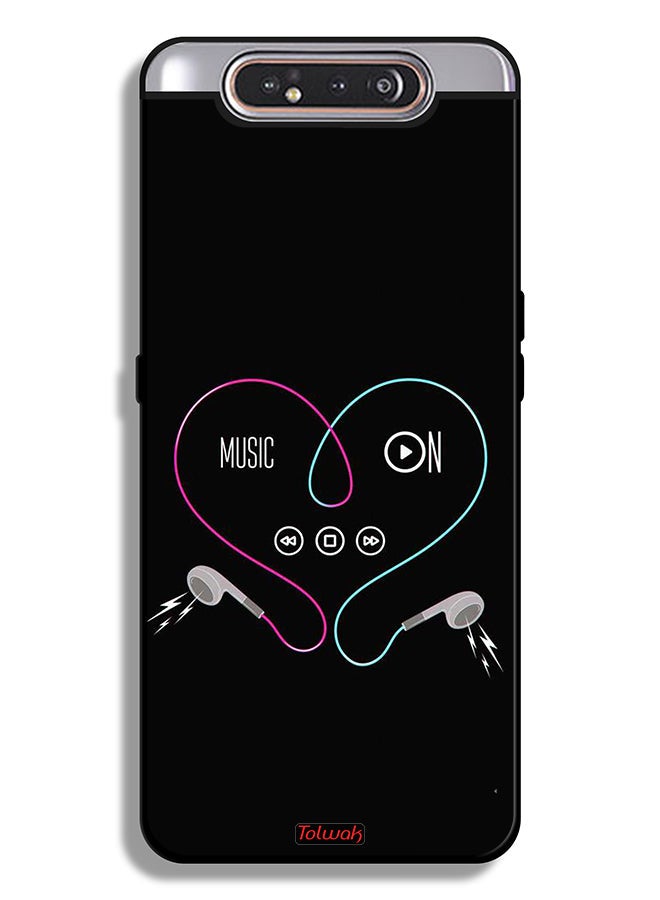 Tolwak Samsung Galaxy A80 Protective Case Cover Music On - Image 1